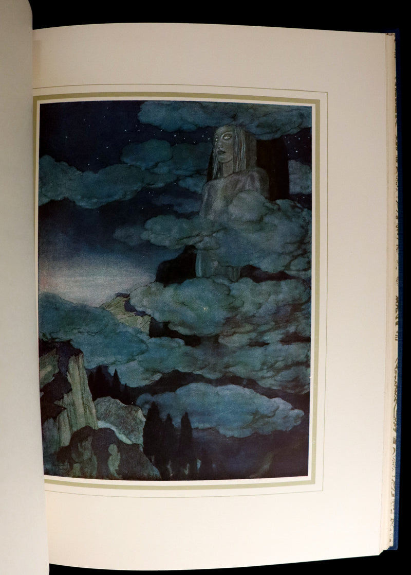 1910 First US Edition - The Poetical Works of Edgar Allan Poe Illustrated By Edmund Dulac.