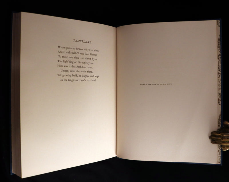 1910 First US Edition - The Poetical Works of Edgar Allan Poe Illustrated By Edmund Dulac.