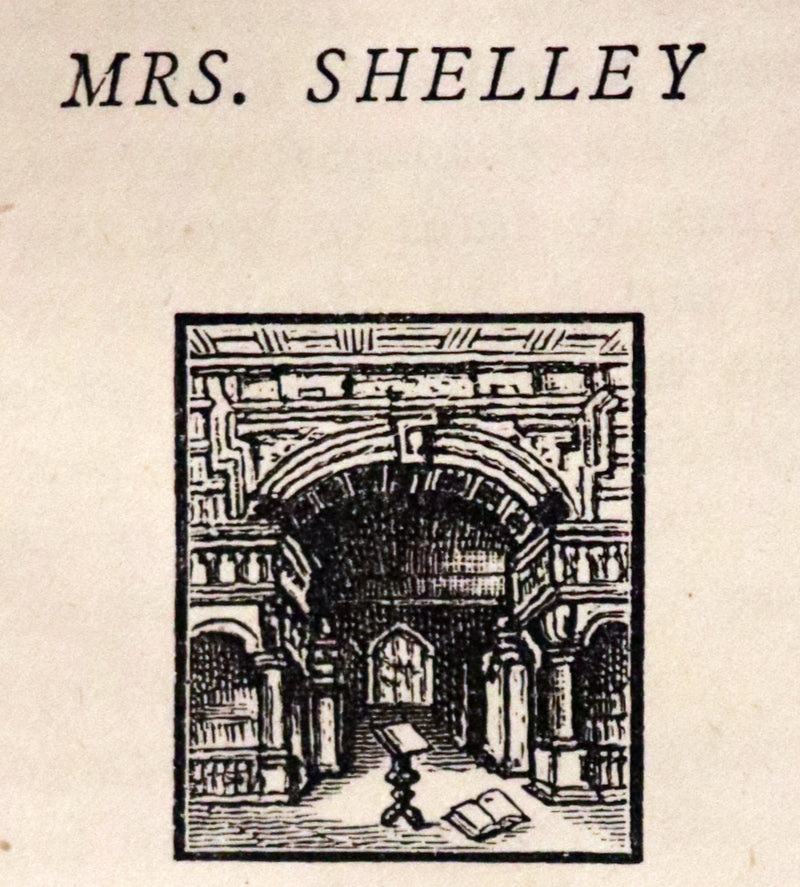 1891 Rare Early Edition - FRANKENSTEIN or The Modern Prometheus by Mary Shelley.