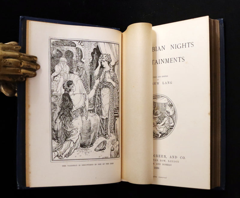 1898 First Edition - THE ARABIAN NIGHTS by Andrew Lang Illustrated by Henry Justice Ford.