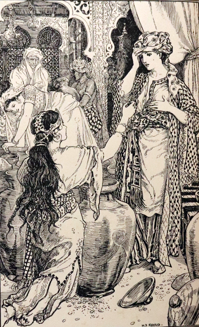 1898 First Edition - THE ARABIAN NIGHTS by Andrew Lang Illustrated by Henry Justice Ford.
