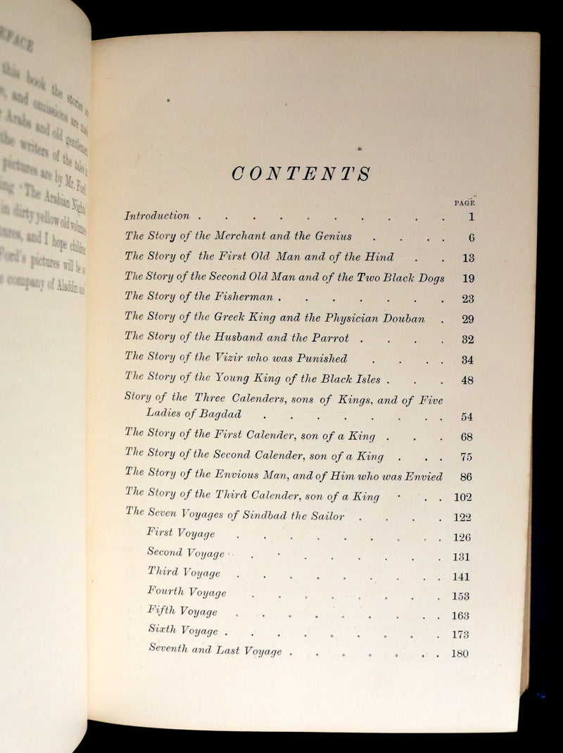 1898 First Edition - THE ARABIAN NIGHTS by Andrew Lang Illustrated by Henry Justice Ford.