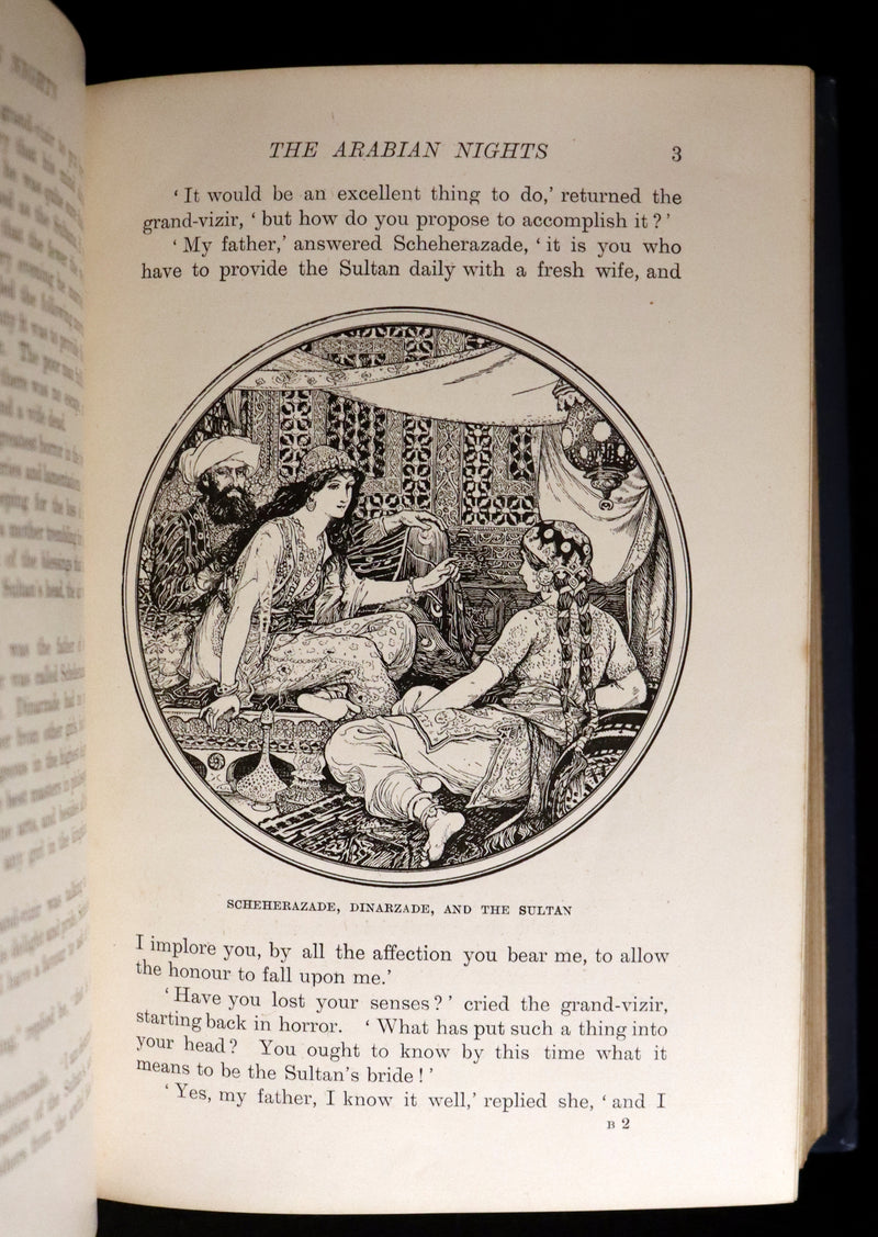 1898 First Edition - THE ARABIAN NIGHTS by Andrew Lang Illustrated by Henry Justice Ford.