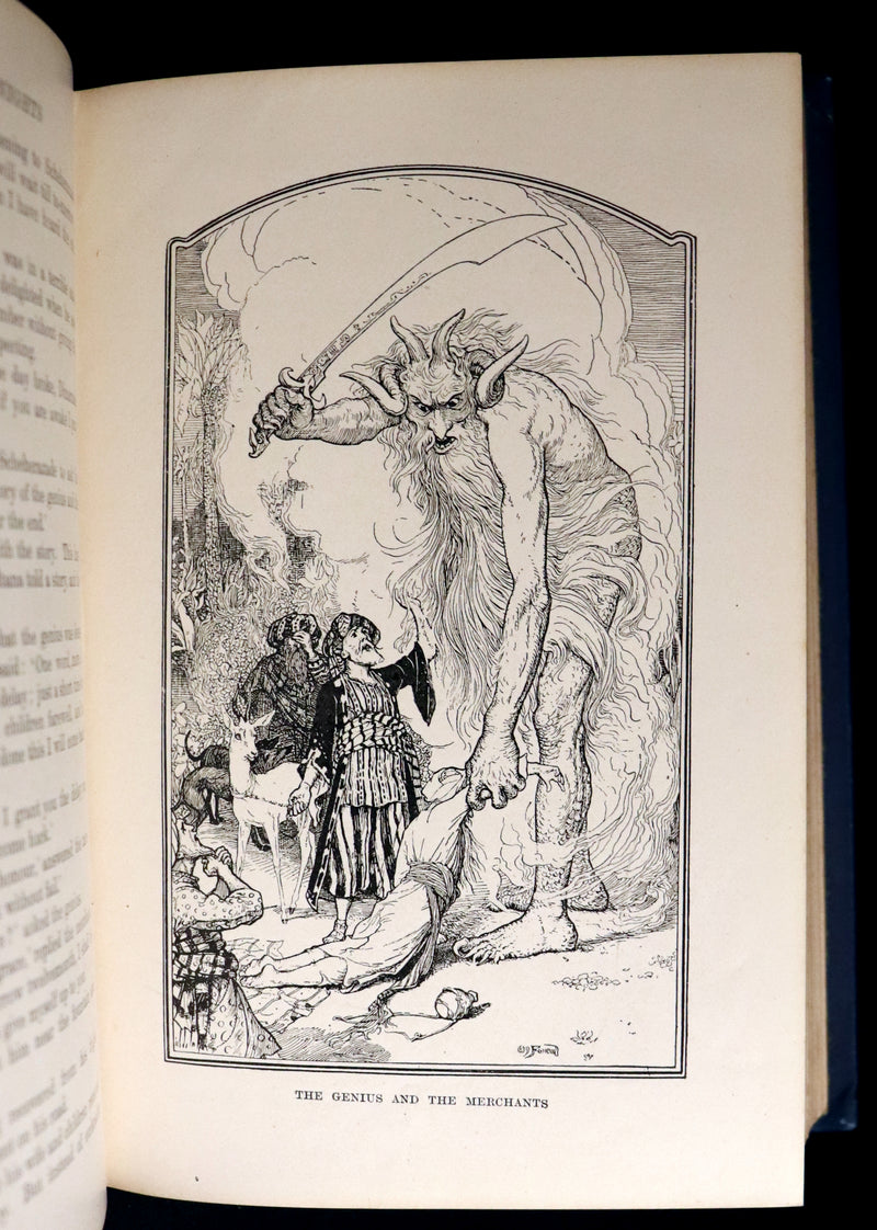 1898 First Edition - THE ARABIAN NIGHTS by Andrew Lang Illustrated by Henry Justice Ford.
