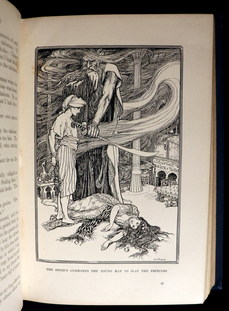 1898 First Edition - THE ARABIAN NIGHTS by Andrew Lang Illustrated by Henry Justice Ford.