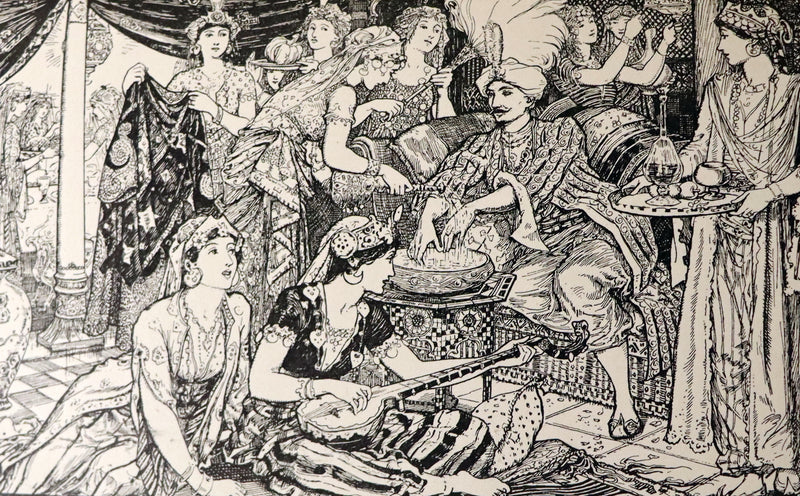 1898 First Edition - THE ARABIAN NIGHTS by Andrew Lang Illustrated by Henry Justice Ford.