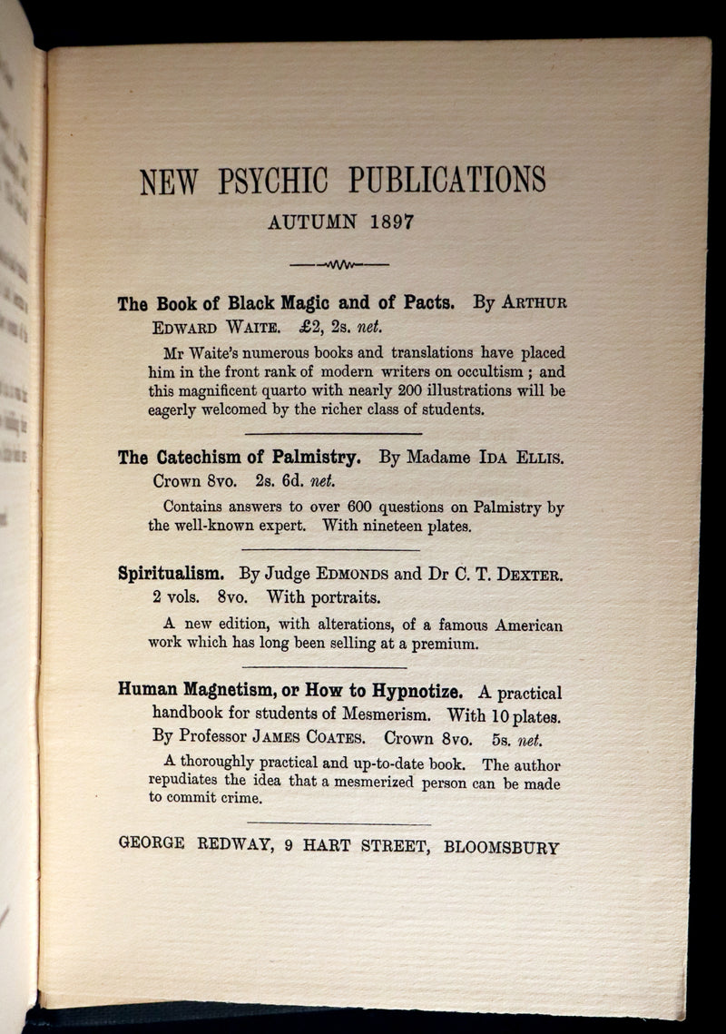 1898 Scarce First Edition - DEALINGS WITH THE DEAD, Narratives From "La Légende de la Mort en Basse Bretagne"