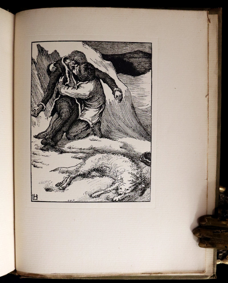 1896 Rare First Edition Book on Werewolves - THE WERE-WOLF by Clemence Housman.