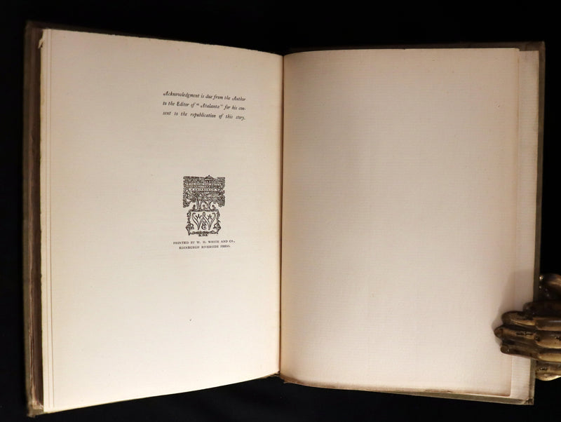 1896 Rare First Edition Book on Werewolves - THE WERE-WOLF by Clemence Housman.