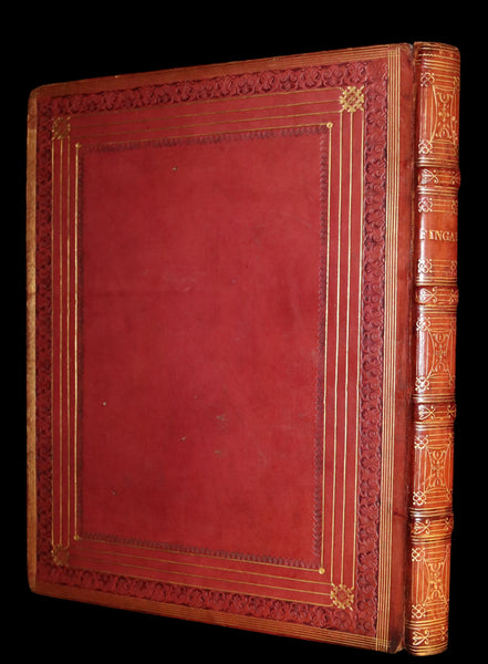 1762 Rare Book - FINGAL with Poems by Ossian, Son of Fingal. Translated from Galic by James MacPherson.