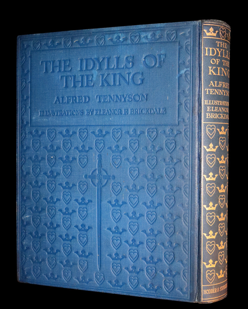 1911 First Edition Illustrated by Pre-Raphaelite Eleanor Fortescue Brickdale - Legend of King Arthur - Idylls of the King.