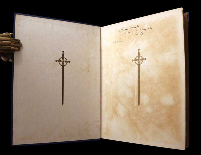 1911 First Edition Illustrated by Pre-Raphaelite Eleanor Fortescue Brickdale - Legend of King Arthur - Idylls of the King.