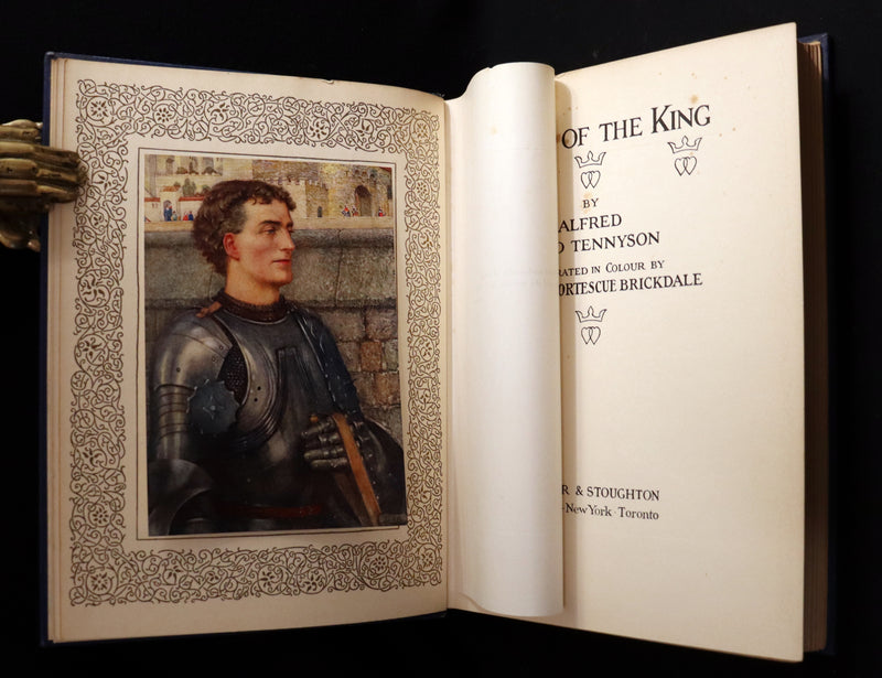 1911 First Edition Illustrated by Pre-Raphaelite Eleanor Fortescue Brickdale - Legend of King Arthur - Idylls of the King.