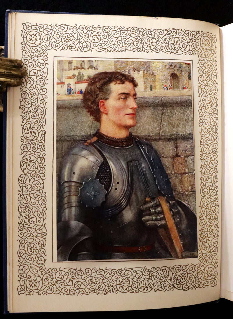 1911 First Edition Illustrated by Pre-Raphaelite Eleanor Fortescue Brickdale - Legend of King Arthur - Idylls of the King.