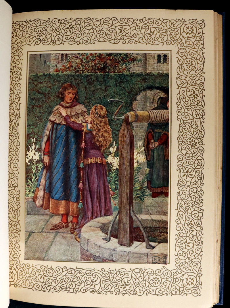 1911 First Edition Illustrated by Pre-Raphaelite Eleanor Fortescue Brickdale - Legend of King Arthur - Idylls of the King.