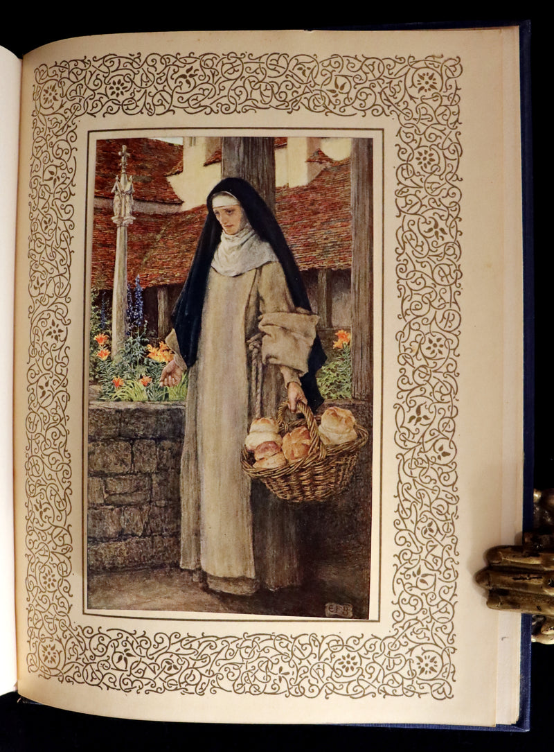 1911 First Edition Illustrated by Pre-Raphaelite Eleanor Fortescue Brickdale - Legend of King Arthur - Idylls of the King.