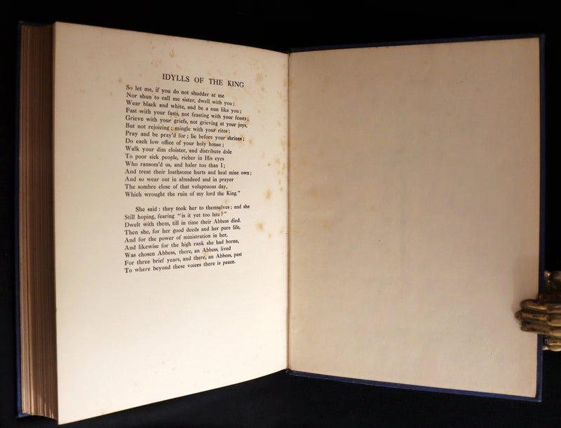 1911 First Edition Illustrated by Pre-Raphaelite Eleanor Fortescue Brickdale - Legend of King Arthur - Idylls of the King.