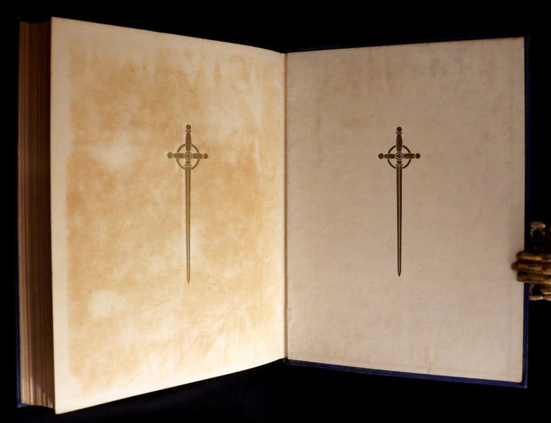 1911 First Edition Illustrated by Pre-Raphaelite Eleanor Fortescue Brickdale - Legend of King Arthur - Idylls of the King.