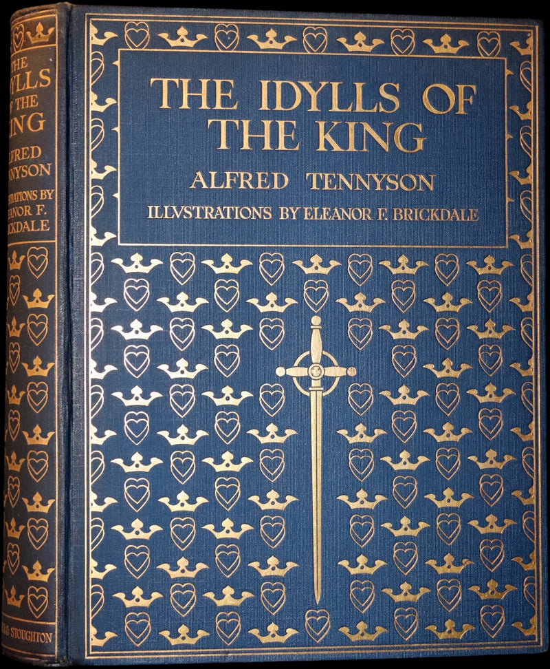 1911 First Edition Illustrated by Pre-Raphaelite Eleanor Fortescue Brickdale - Legend of King Arthur - Idylls of the King.