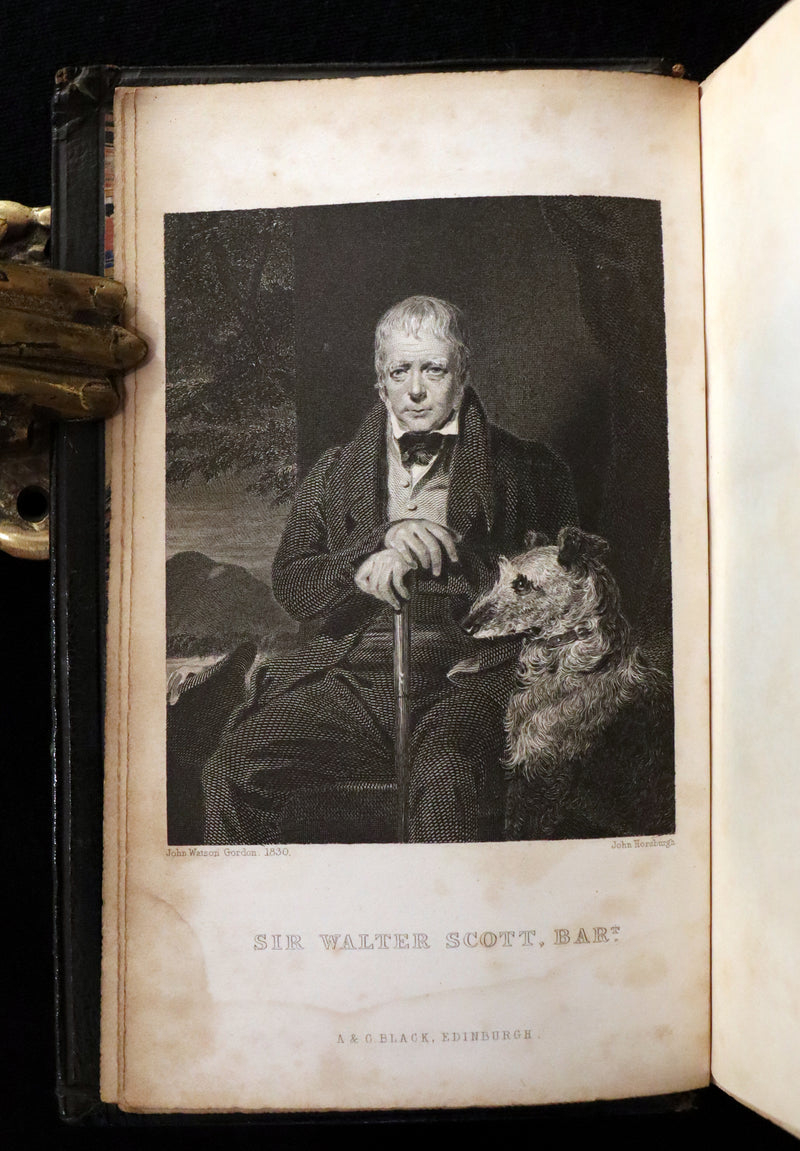 1860 Rare Book ~ The Poetical Works of Sir Walter Scott. Lady of the Lake. Illustrated.