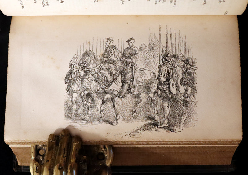 1860 Rare Book ~ The Poetical Works of Sir Walter Scott. Lady of the Lake. Illustrated.