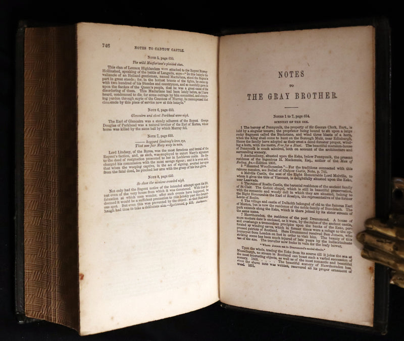 1860 Rare Book ~ The Poetical Works of Sir Walter Scott. Lady of the Lake. Illustrated.