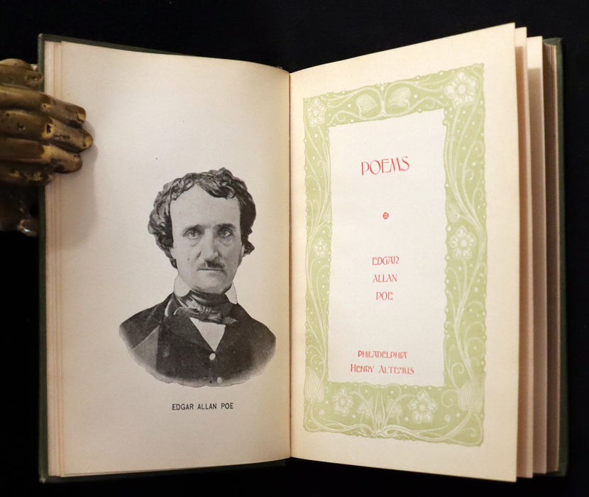 1895 Rare Book - The Raven and other POEMS by Edgar Allan POE. Illustrated.