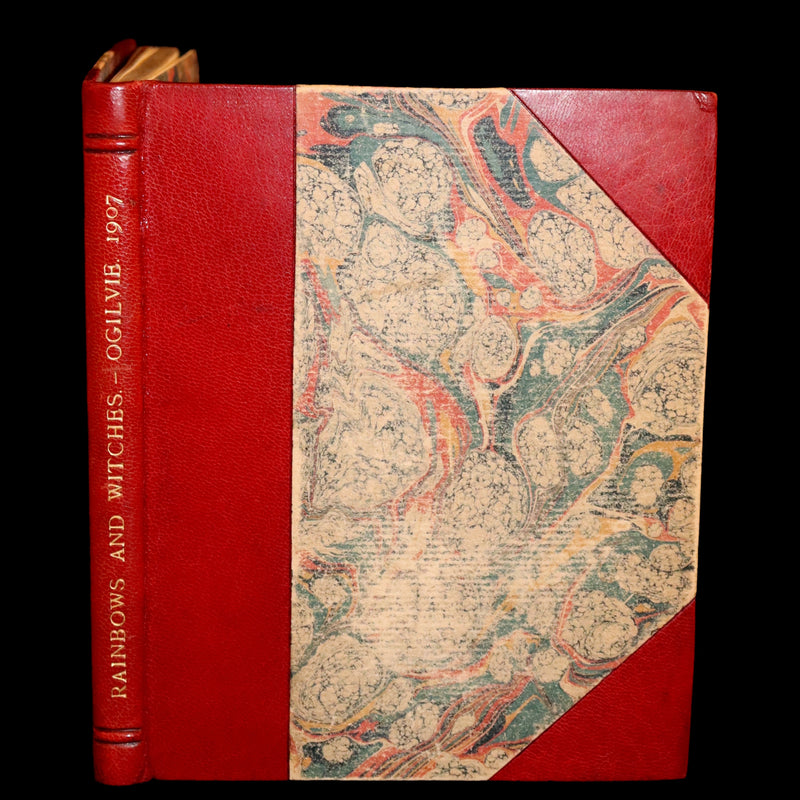 1907 Scarce First Edition bound by Ramage - RAINBOWS and WITCHES, fantastical poems by William Henry Ogilvie.