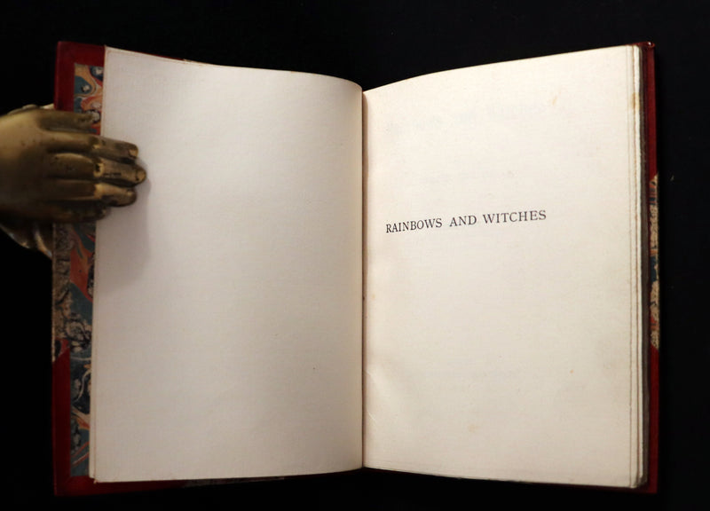 1907 Scarce First Edition bound by Ramage - RAINBOWS and WITCHES, fantastical poems by William Henry Ogilvie.