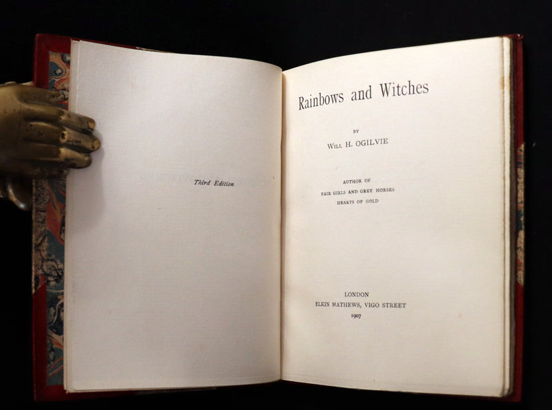 1907 Scarce First Edition bound by Ramage - RAINBOWS and WITCHES, fantastical poems by William Henry Ogilvie.