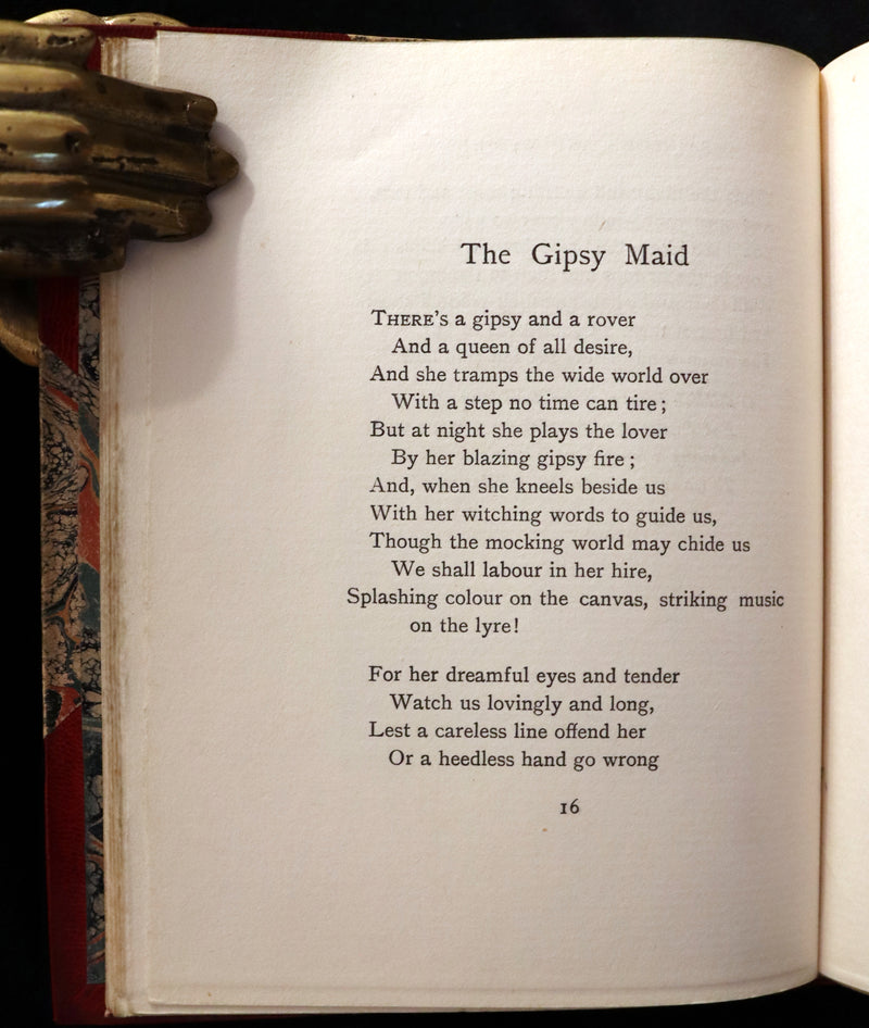 1907 Scarce First Edition bound by Ramage - RAINBOWS and WITCHES, fantastical poems by William Henry Ogilvie.