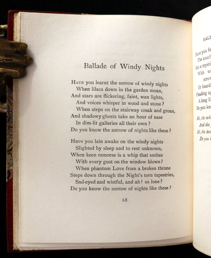 1907 Scarce First Edition bound by Ramage - RAINBOWS and WITCHES, fantastical poems by William Henry Ogilvie.