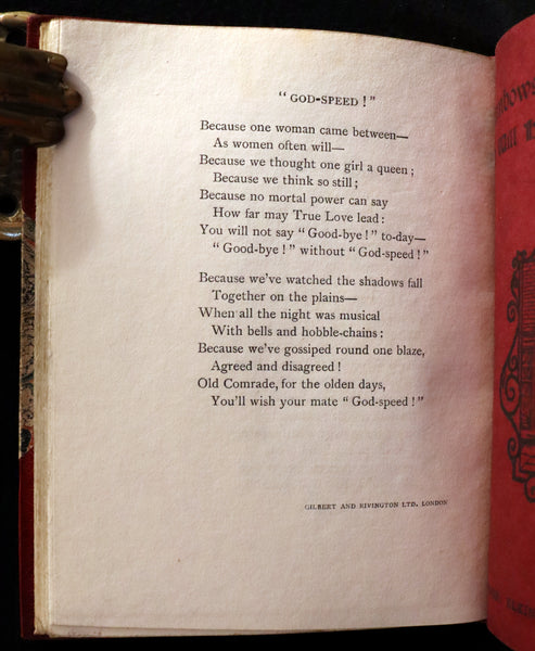1907 Scarce First Edition bound by Ramage - RAINBOWS and WITCHES, fantastical poems by William Henry Ogilvie.