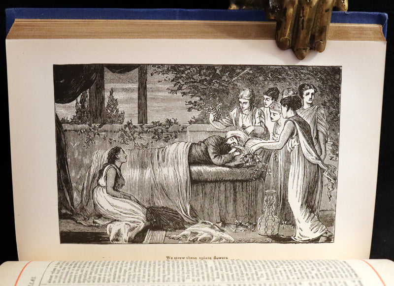 1885 Rare Victorian Book - Poetical Works of Percy Bysshe Shelley, English Romantic Poet.