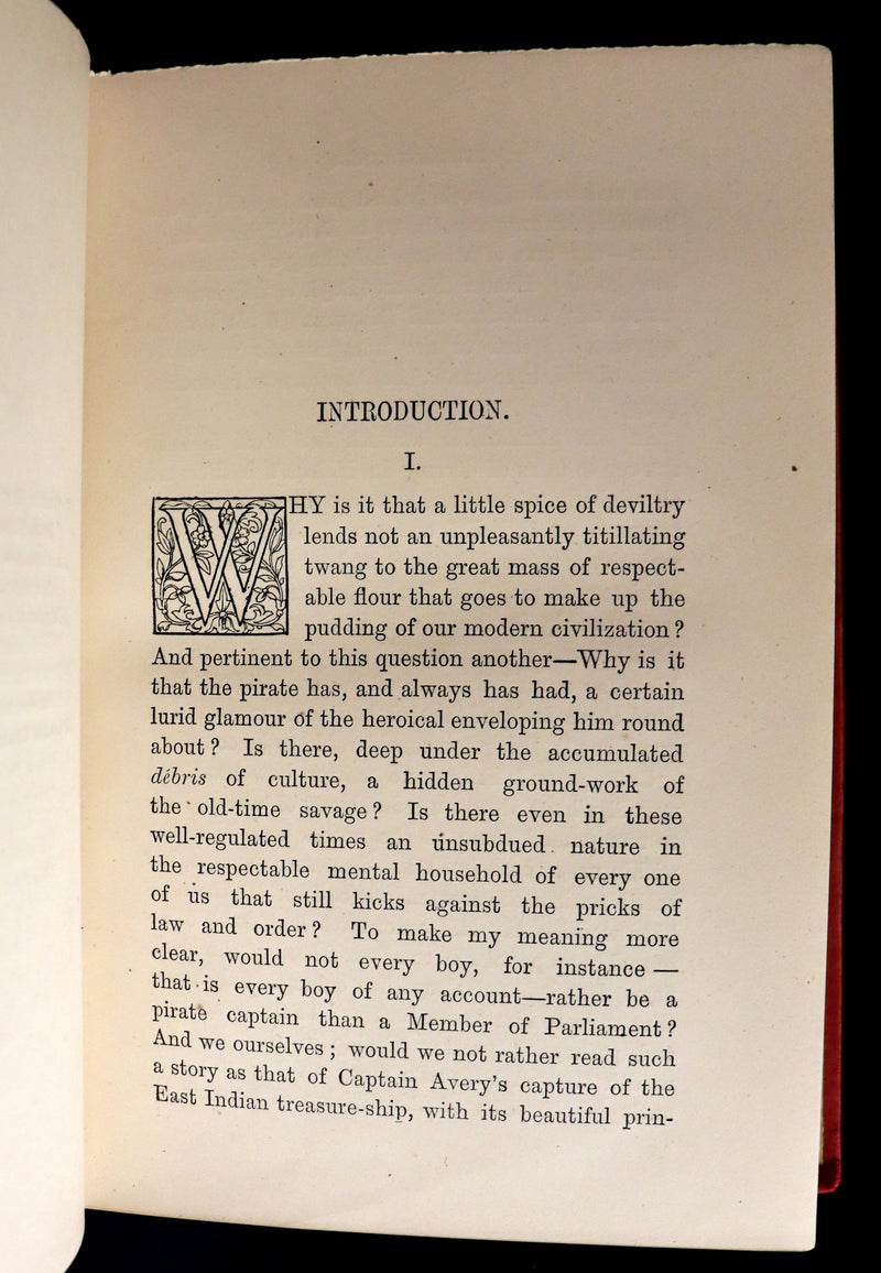 1892 Scarce Book - Pirates -The Buccaneers And Marooners Of America by Howard Pyle.