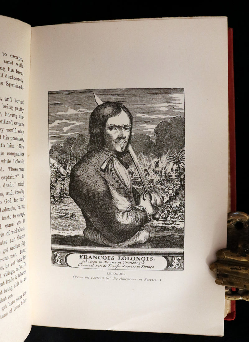 1892 Scarce Book - Pirates -The Buccaneers And Marooners Of America by Howard Pyle.