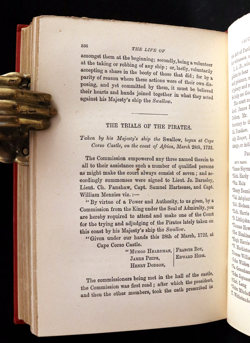 1892 Scarce Book - Pirates -The Buccaneers And Marooners Of America by Howard Pyle.