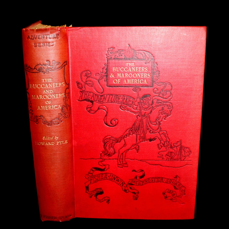 1892 Scarce Book - Pirates -The Buccaneers And Marooners Of America by Howard Pyle.