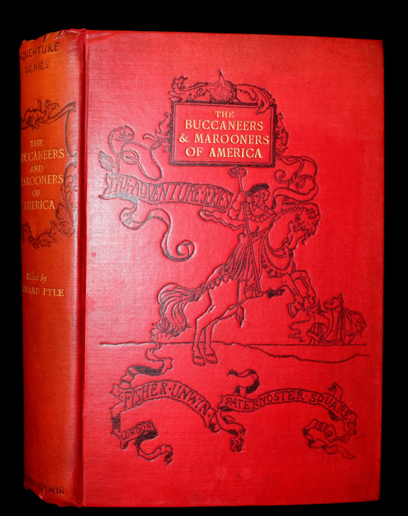 1892 Scarce Book - Pirates -The Buccaneers And Marooners Of America by Howard Pyle.