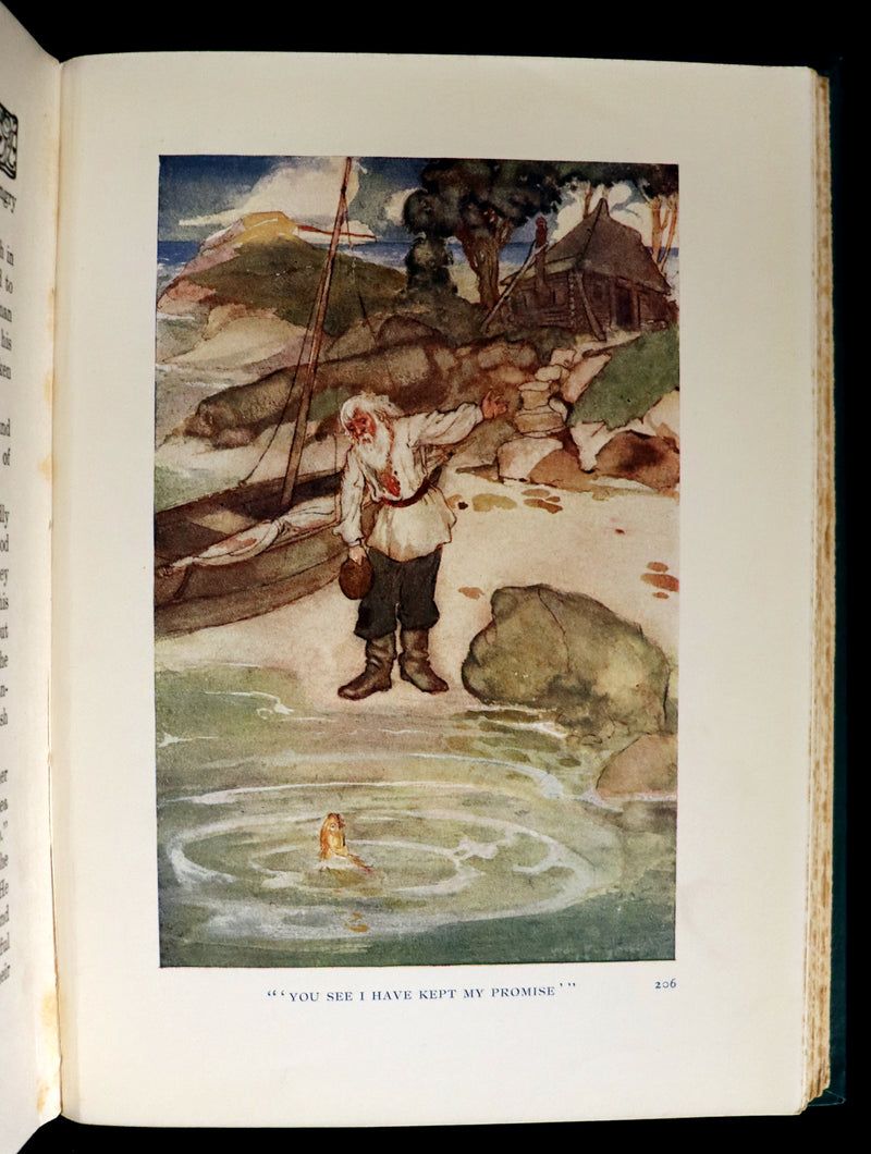 1910 Rare 1st Edition - Folk Tales from Many Lands by Lilian Gask illustrated by Willy Pogany.