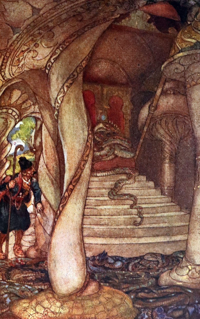 1910 Rare 1st Edition - Folk Tales from Many Lands by Lilian Gask illustrated by Willy Pogany.