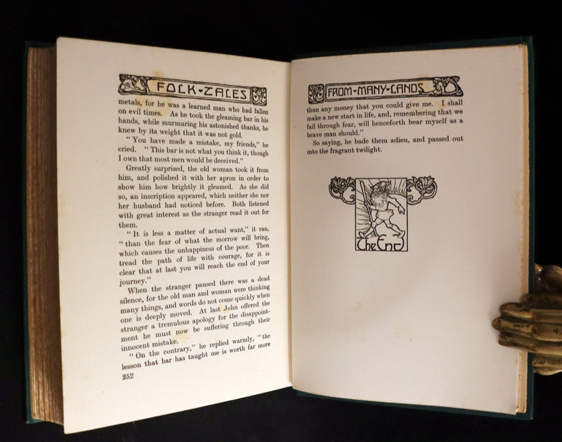 1910 Rare 1st Edition - Folk Tales from Many Lands by Lilian Gask illustrated by Willy Pogany.