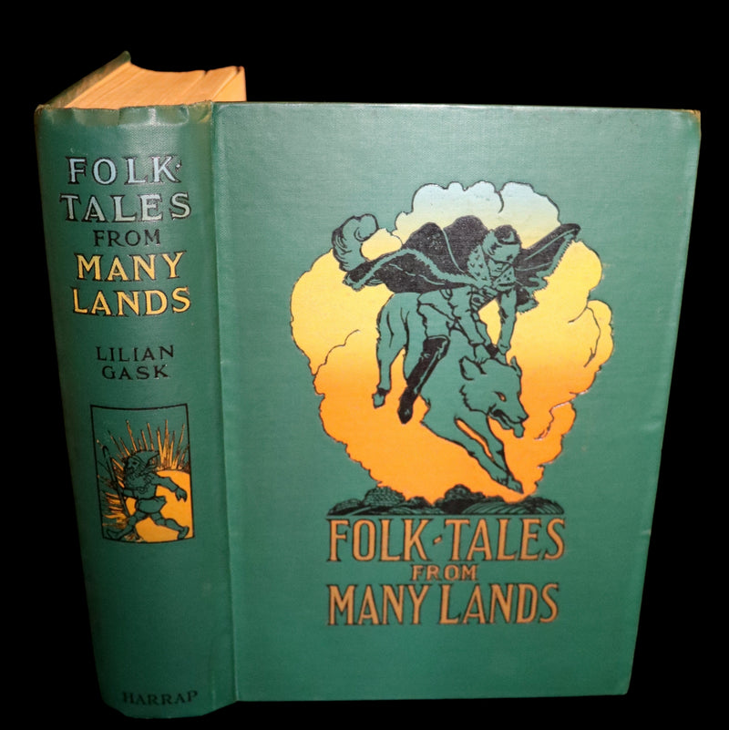 1910 Rare 1st Edition - Folk Tales from Many Lands by Lilian Gask illustrated by Willy Pogany.