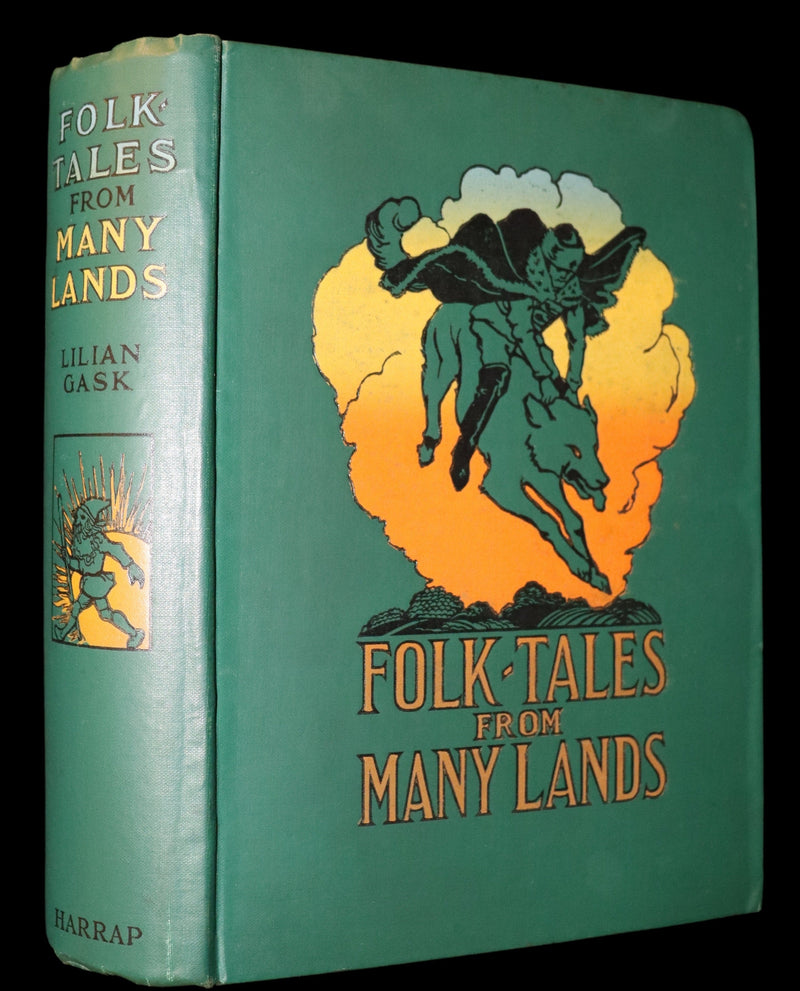 1910 Rare 1st Edition - Folk Tales from Many Lands by Lilian Gask illustrated by Willy Pogany.