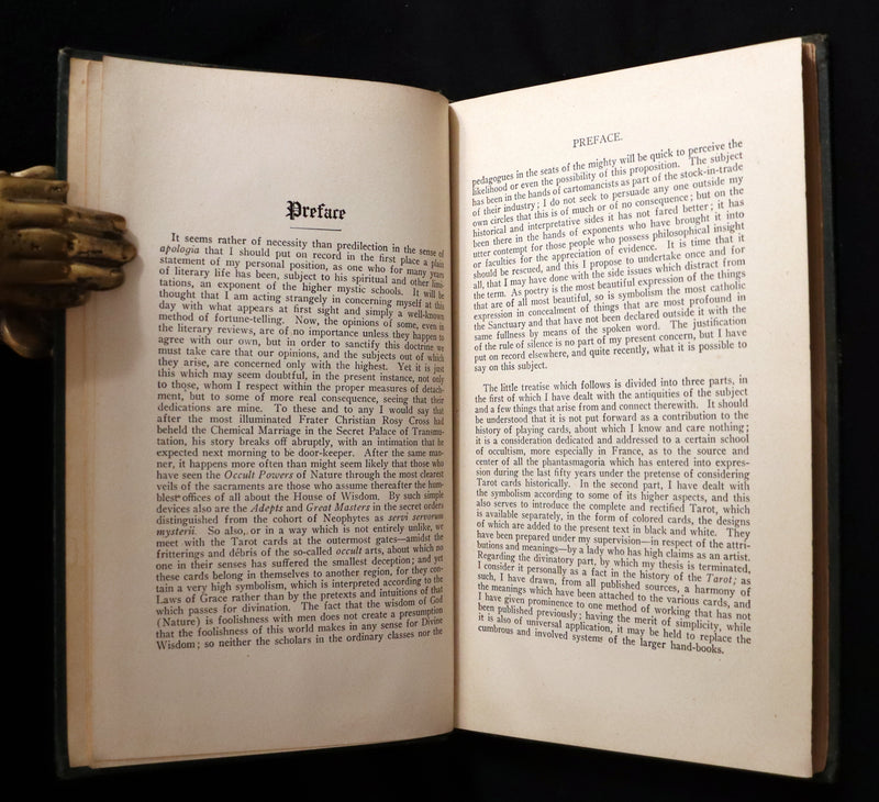 1918 Scarce Color Edition - The Illustrated KEY to the TAROT, The Veil of Divination by de Laurence.