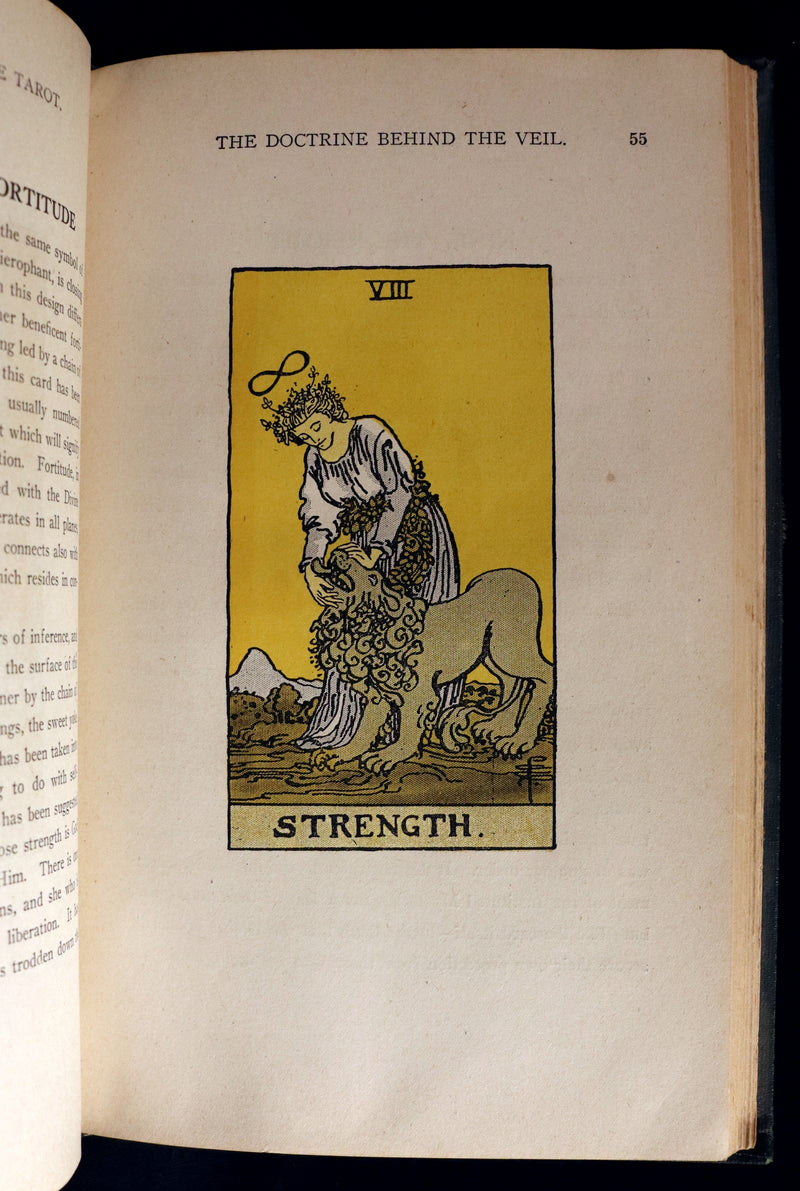 1918 Scarce Color Edition - The Illustrated KEY to the TAROT, The Veil of Divination by de Laurence.