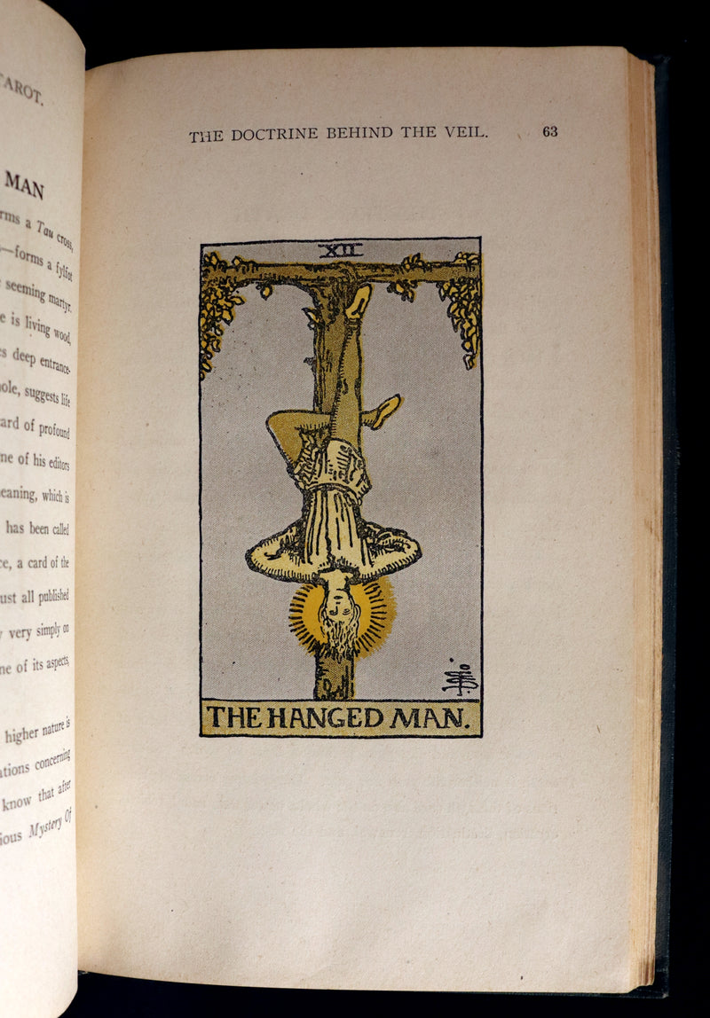 1918 Scarce Color Edition - The Illustrated KEY to the TAROT, The Veil of Divination by de Laurence.