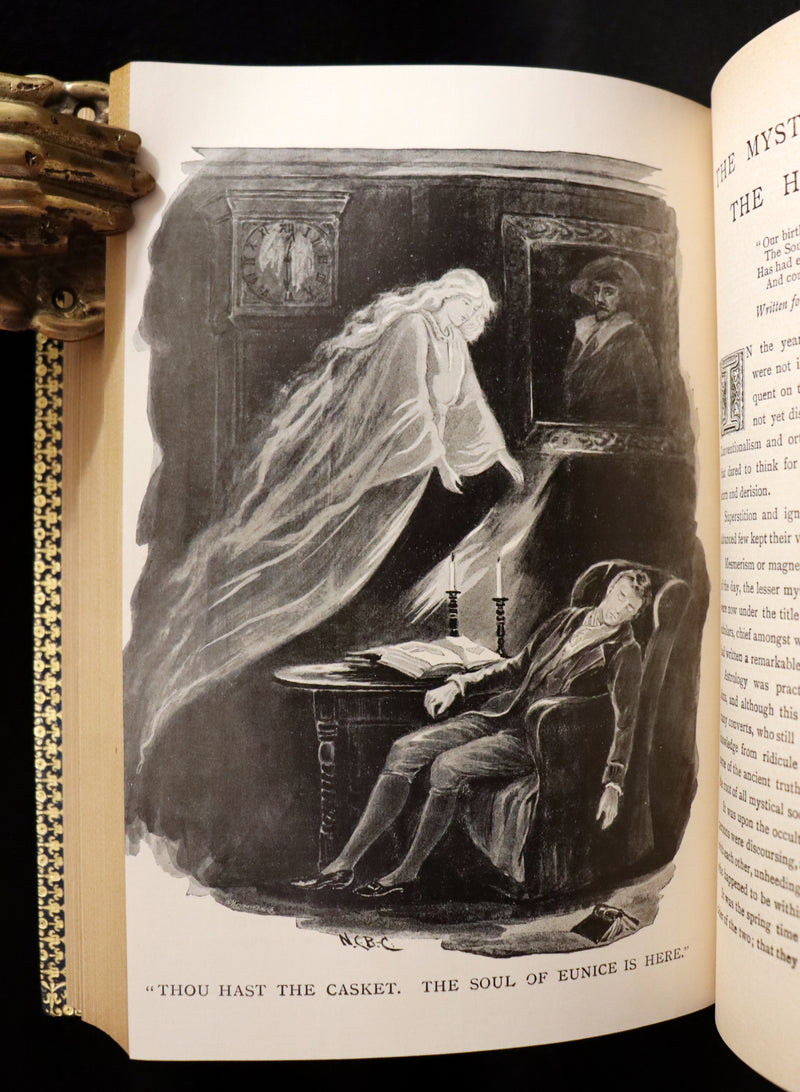 1897 Scarce Book bound by Zaehnsdorf for Asprey - MODERN ASTROLOGY - The Astrologers' Magazine by Alan Leo. Copy of Governor Charles Edison.