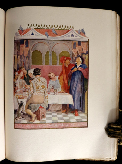 1916 Scarce Book - LA VITA NUOVA - The NEW LIFE by DANTE ALIGHIERI Translated by Dante Gabriel Rossetti Illustrated by Evelyn Paul.