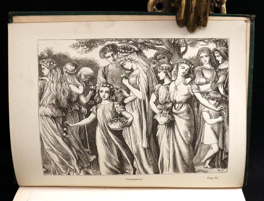 1872 Scarce 1stED - LILLIPUT LEGENDS illustrated by Pre-Raphaelite John Everett Millais & others.